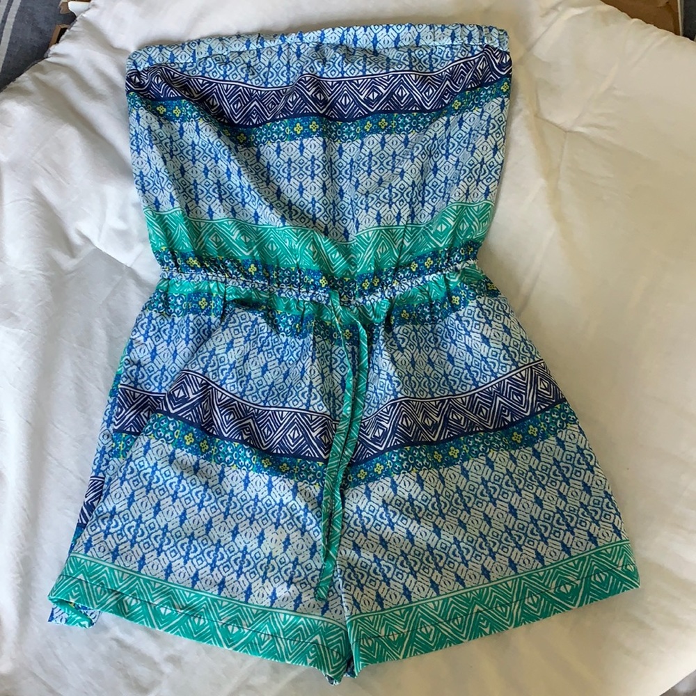 Strapless Romper
